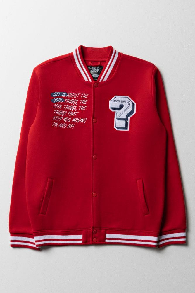 Baseball Jacket Red