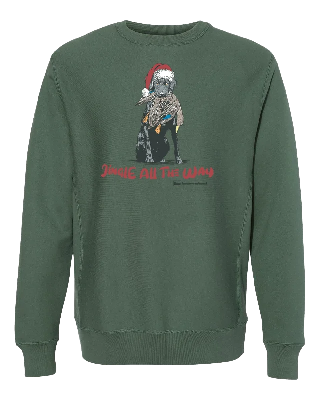 Christmas Lab Crewneck Sweater