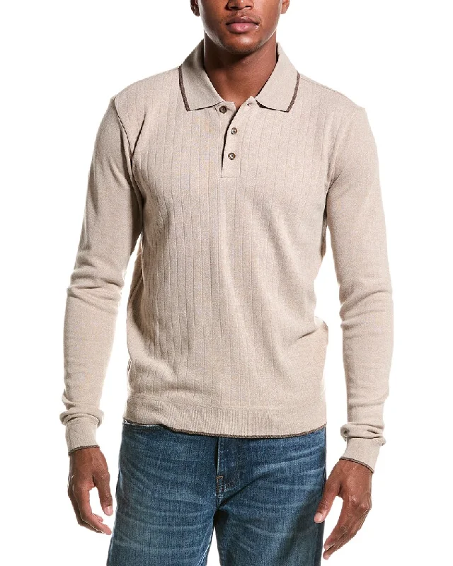 JOE’S Jeans Ribbed Polo Sweater