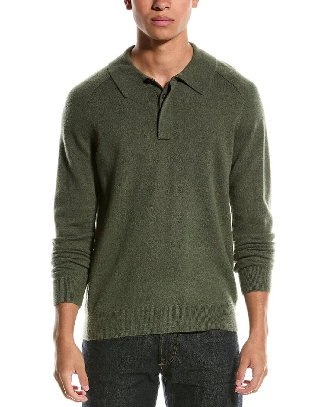 Magaschoni Cashmere Polo Sweater