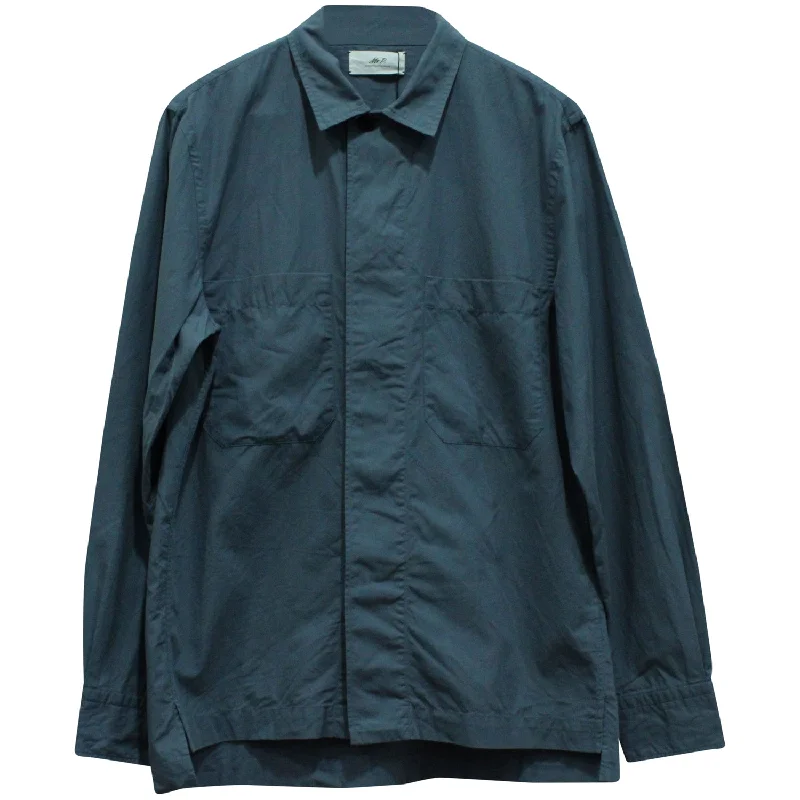 Mr. P Work Jacket in Blue Cotton