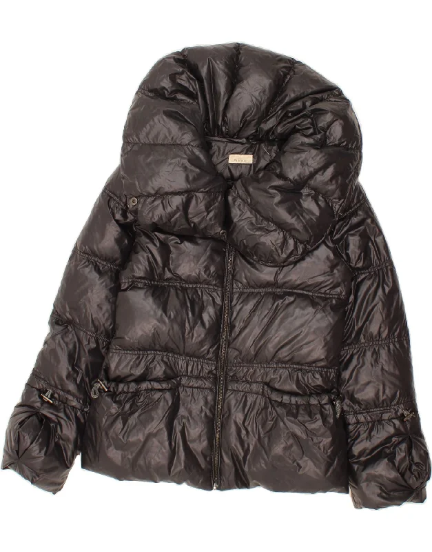 PINKO Girls Padded Jacket 13-14 Years 2XL Black Polyamide