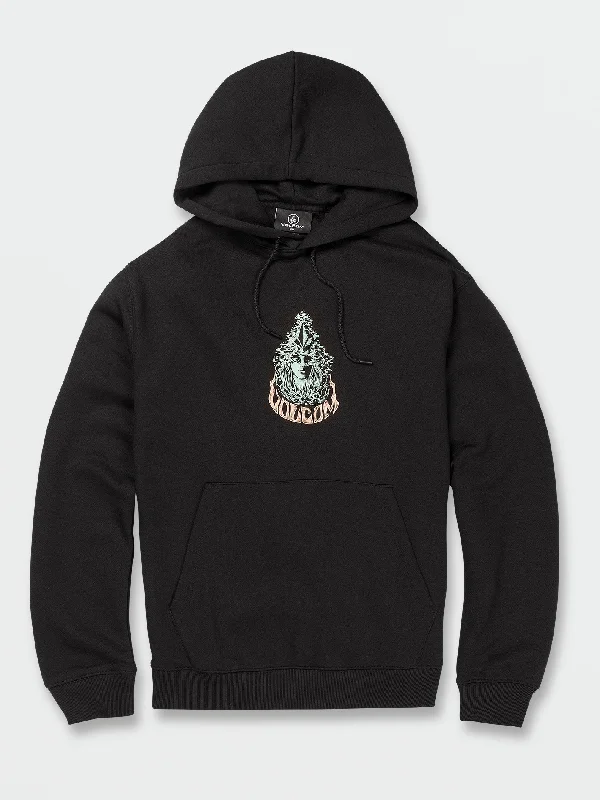 Strike Hood Pullover Sweatshirt - Black