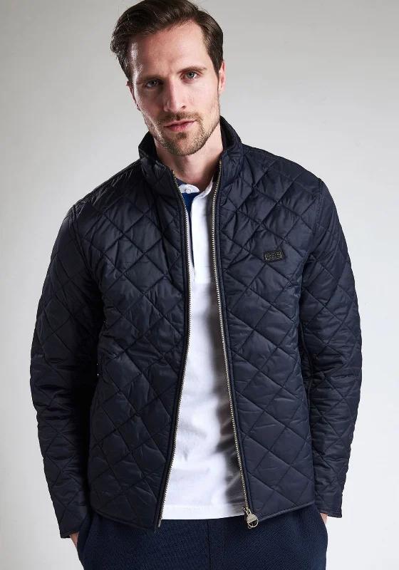 Barbour International Men’s Gear Quilted Jacket, Navy