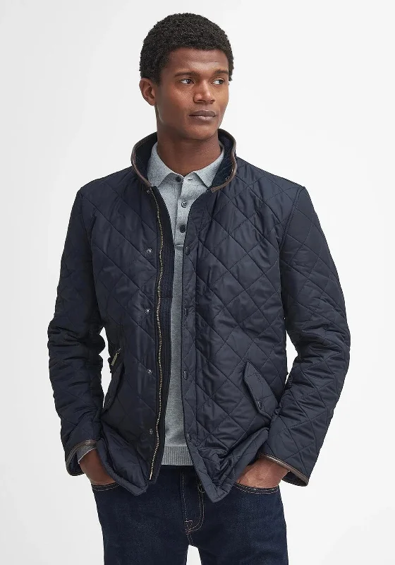 Barbour Men's Powell Quilted Chelsea Style Jacket, Navy