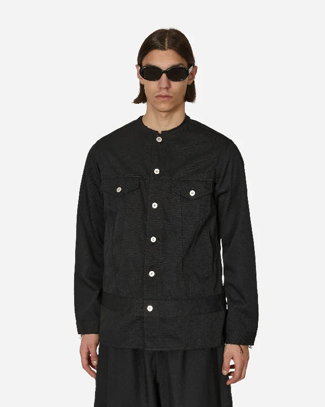 Polyester Drill Jacket Black