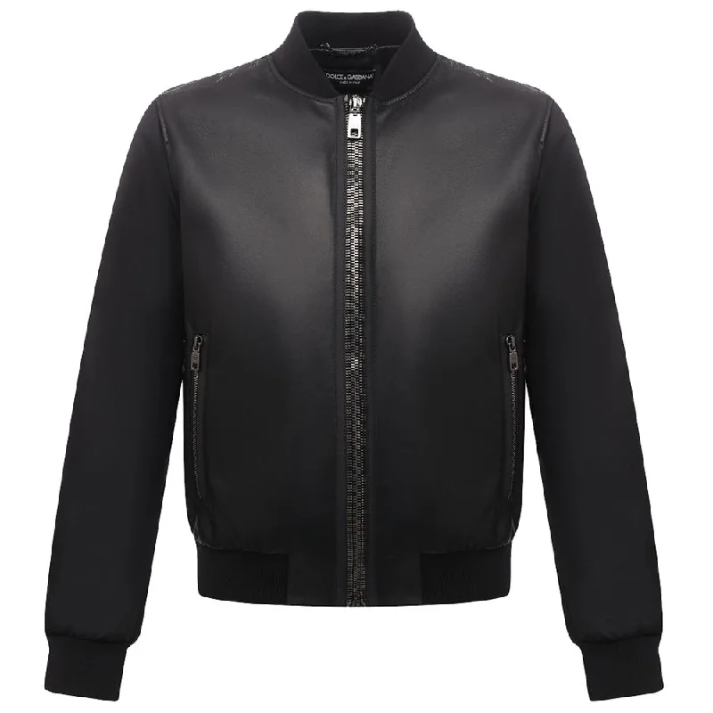 Dolce & Gabbana  Leather Di Lambskin Men's Jacket