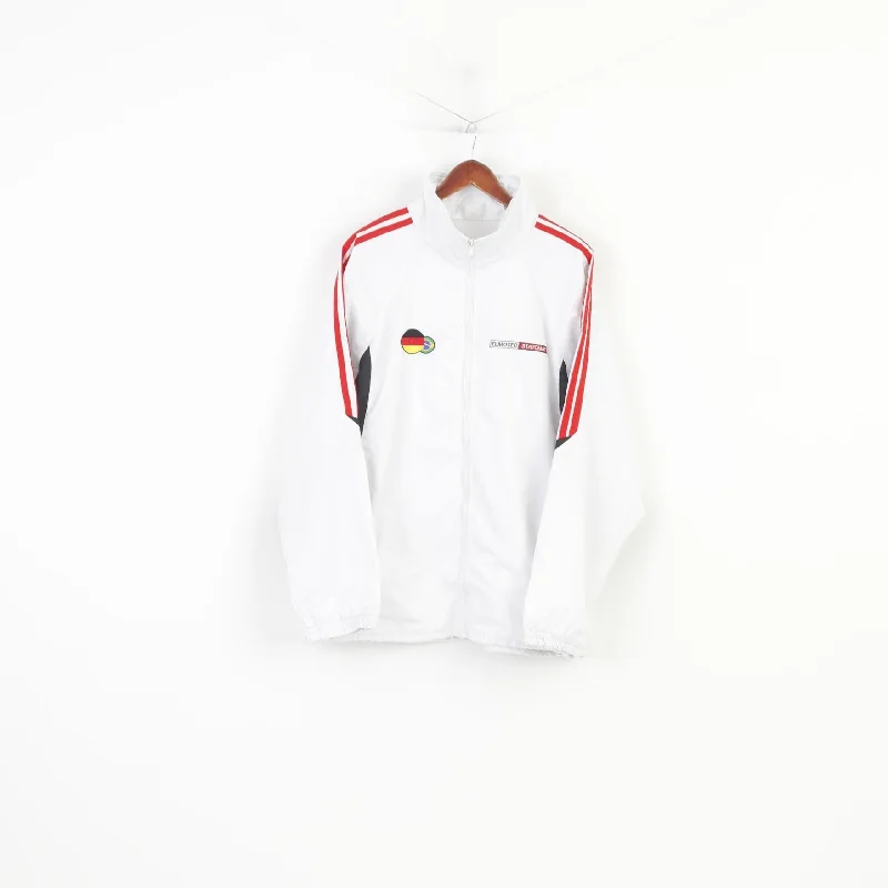 Esporte Men XL Jacket White Vintage Lightweight Full Zipper Sportswear Top