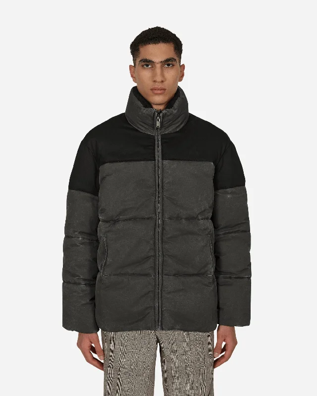 Canvas Puffer Jacket Black