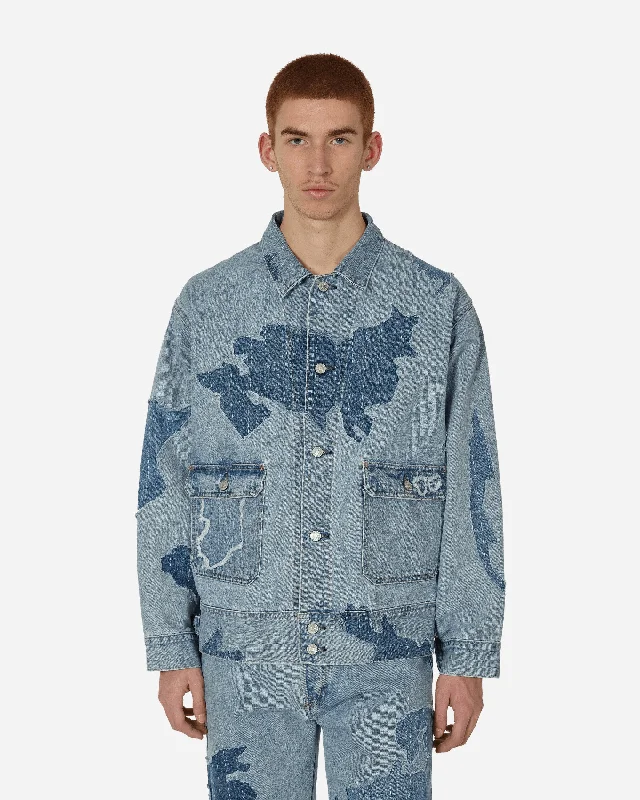 Utility Trucker Jacket Blue