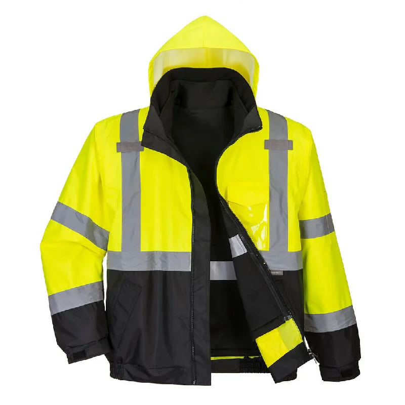 Portwest Hi-Vis Premium 3in1 Bomber Jacket