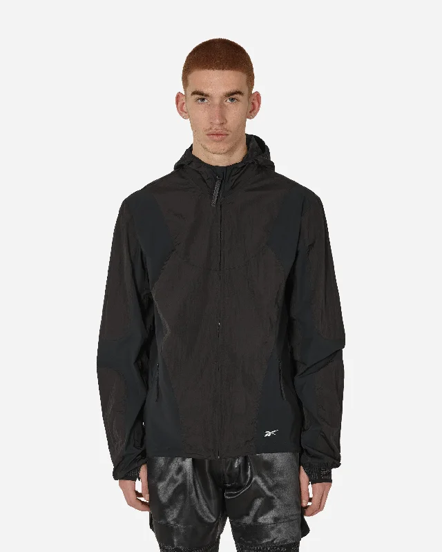 Paneled Running Jacket Black