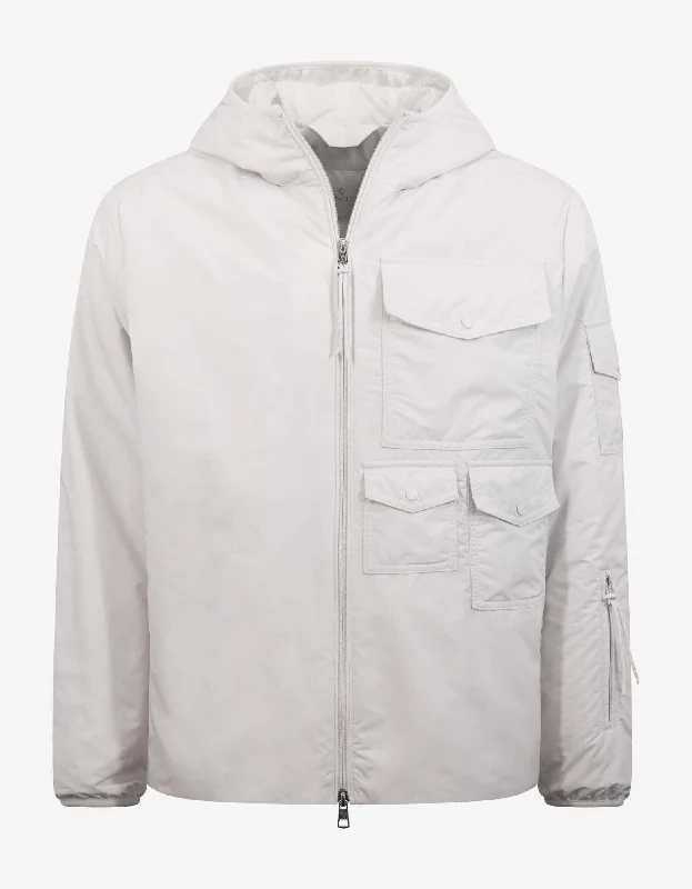 Moncler Rila White Nylon Down Jacket