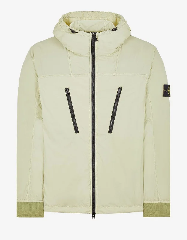 Stone Island Green Skin Touch Nylon-TC Packable Jacket