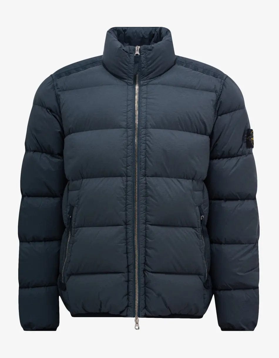 Stone Island Grey Down Jacket