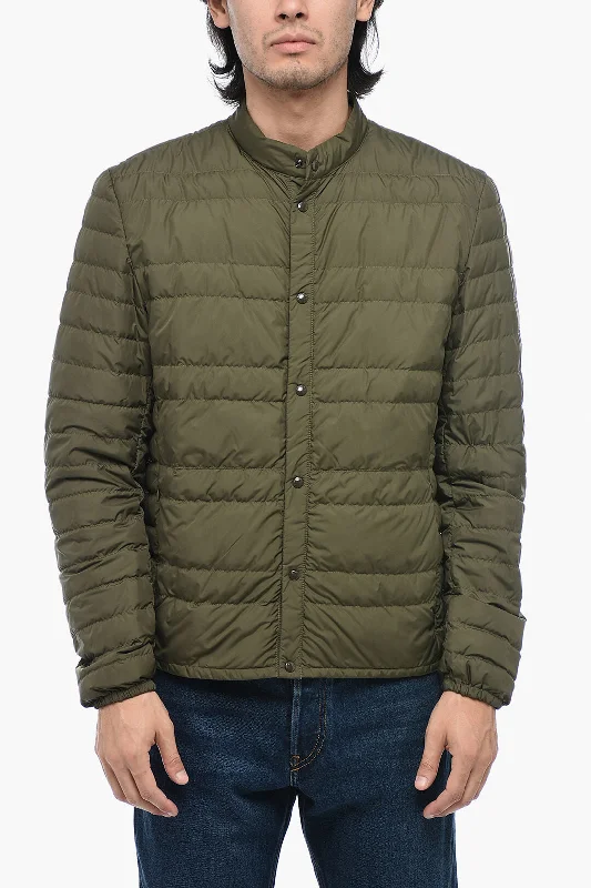 Woolrich Quilted Lightweight Jacket with Crewneck