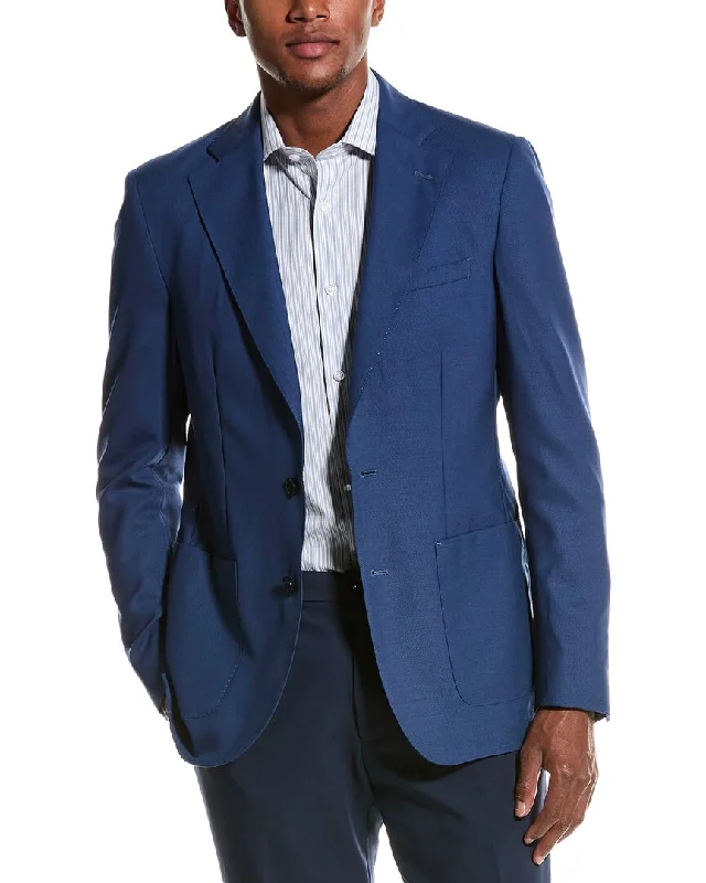 Zanetti Wool Suit Jacket