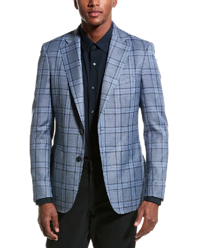 Zanetti Wool Suit Jacket