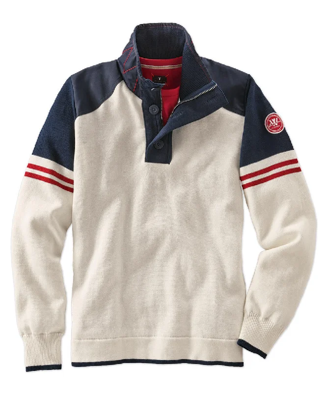 Freddy Windproof Cotton Polo Sweater