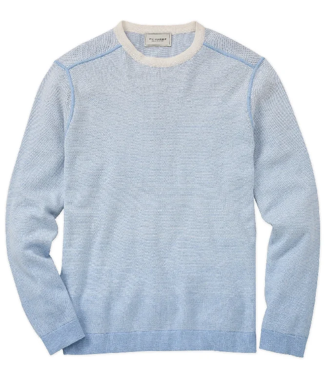 Ombré Striped Crewneck Sweater