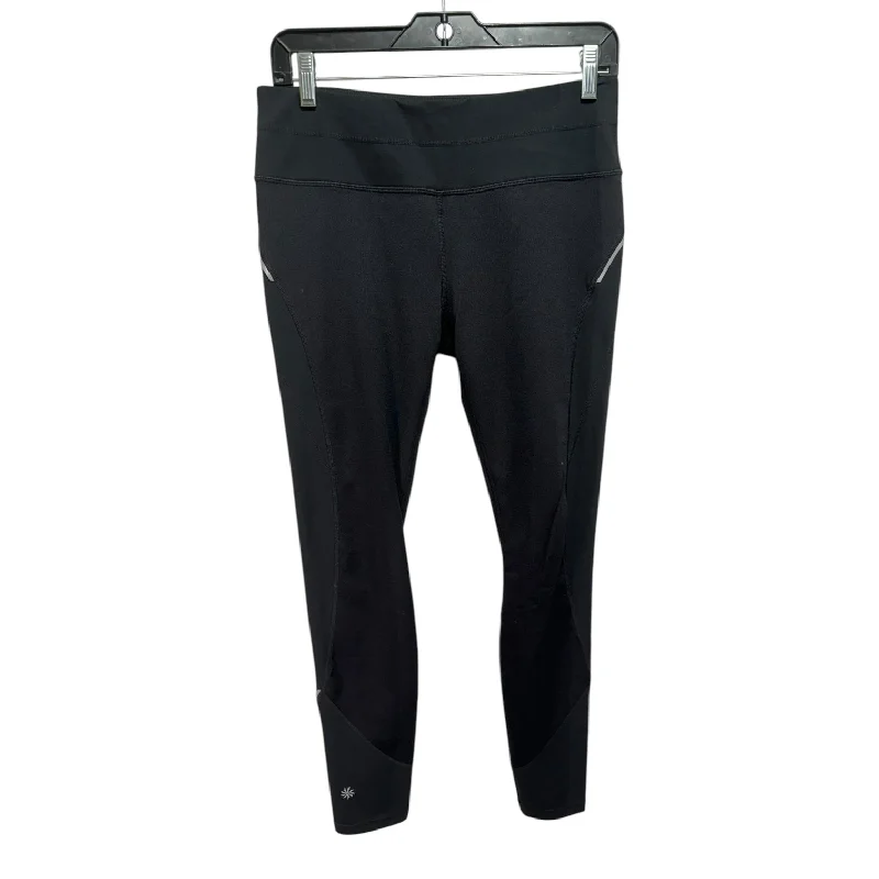 Athletic Leggings By Athleta In Black, Size: M