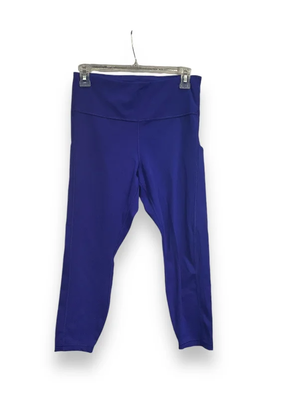 Athletic Leggings By Athleta In Blue, Size: Mp