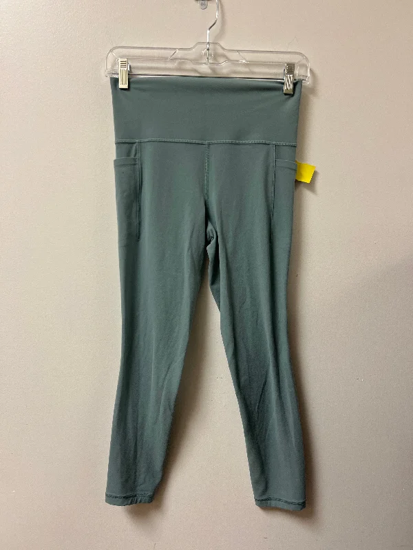 Athletic Leggings By Athleta In Green, Size: S