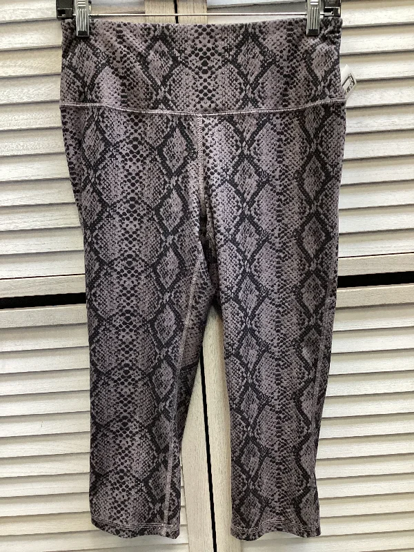 Athletic Leggings By Dsg Outerwear In Snakeskin Print, Size: M