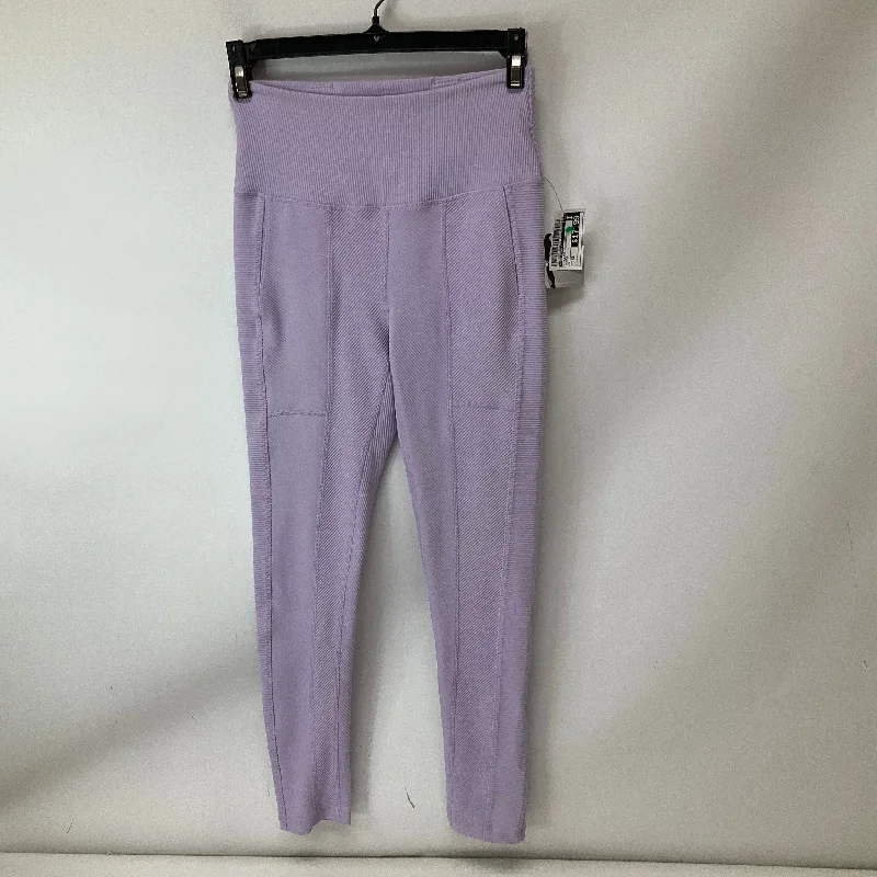 Athletic Leggings By Free People In Purple, Size: Xs