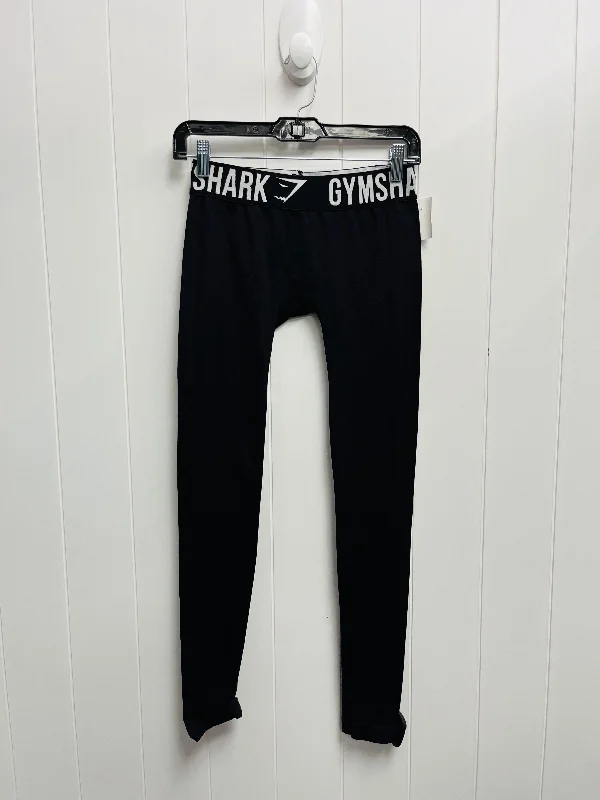 Athletic Leggings By Gym Shark In Black, Size: Xs