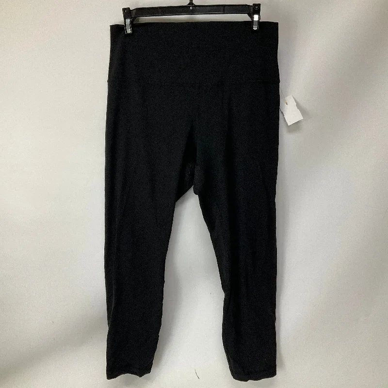 Athletic Leggings By Lululemon In Black, Size: 10