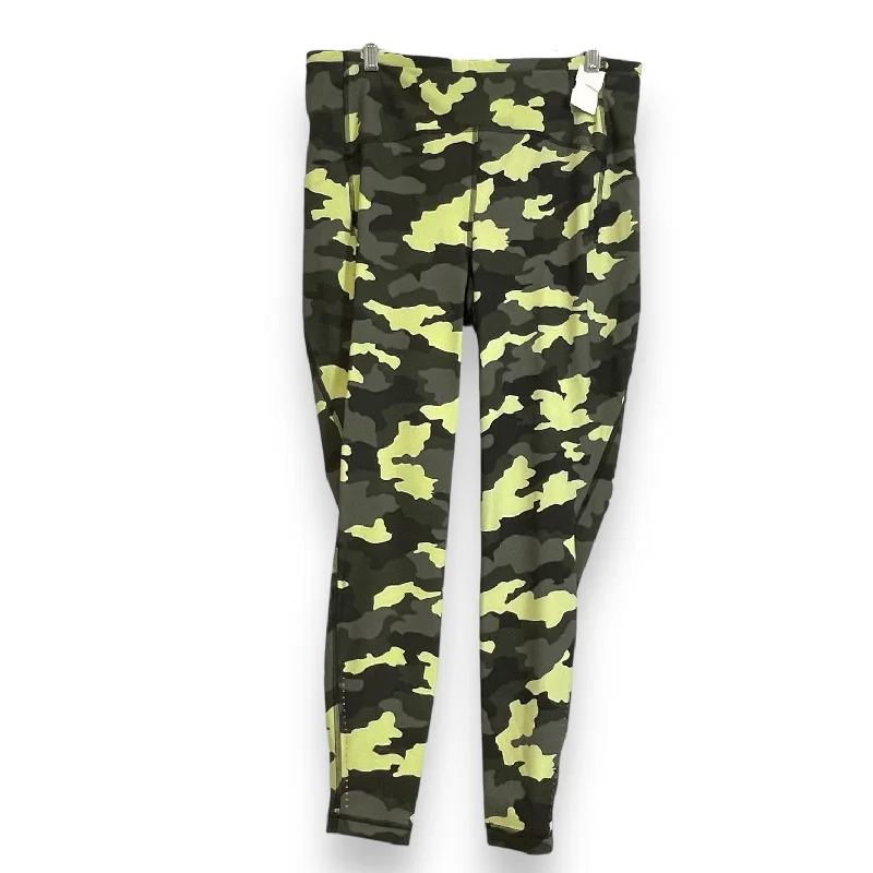 Athletic Leggings By Lululemon In Camoflauge, Size: Xxl