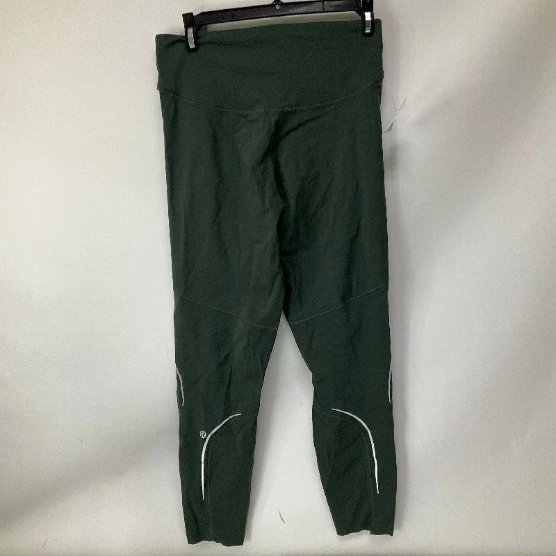 Athletic Leggings By Lululemon In Green, Size: 8