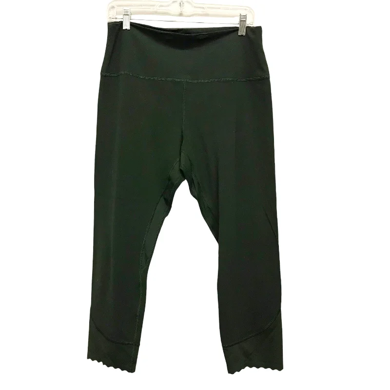 Athletic Leggings By Lululemon In Green, Size:L