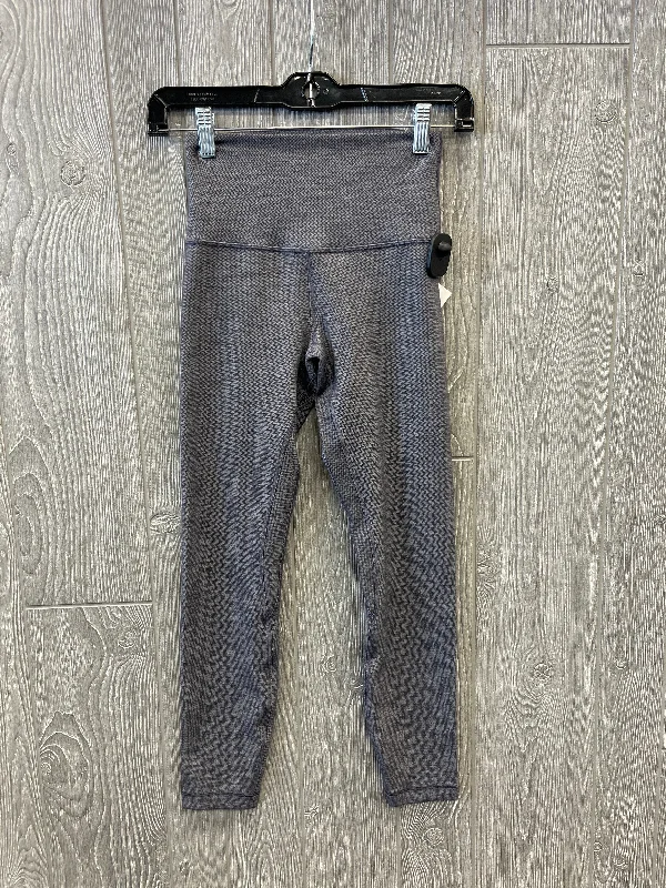 Athletic Leggings By Lululemon In Grey, Size: 4