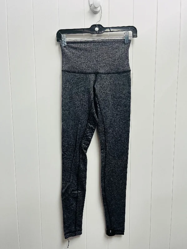 Athletic Leggings By Lululemon In Grey, Size: S