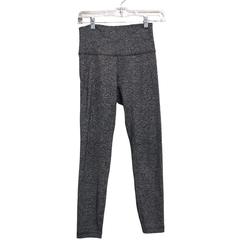 Athletic Leggings By Lululemon In Grey, Size:S