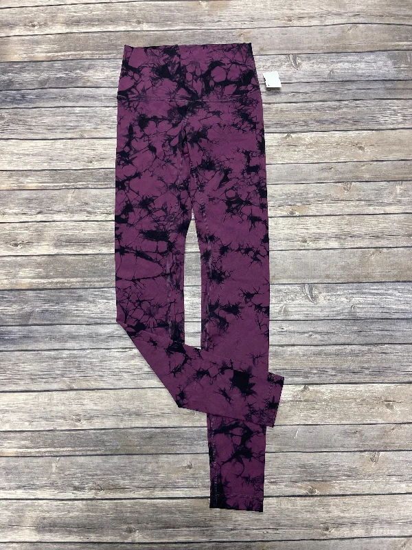 Athletic Leggings By Lululemon In Purple, Size: 6