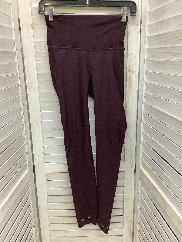 Athletic Leggings By Lululemon In Purple, Size: S