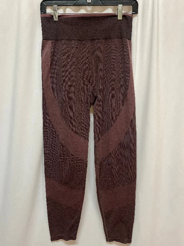 Athletic Leggings By Pink In Mauve, Size: L