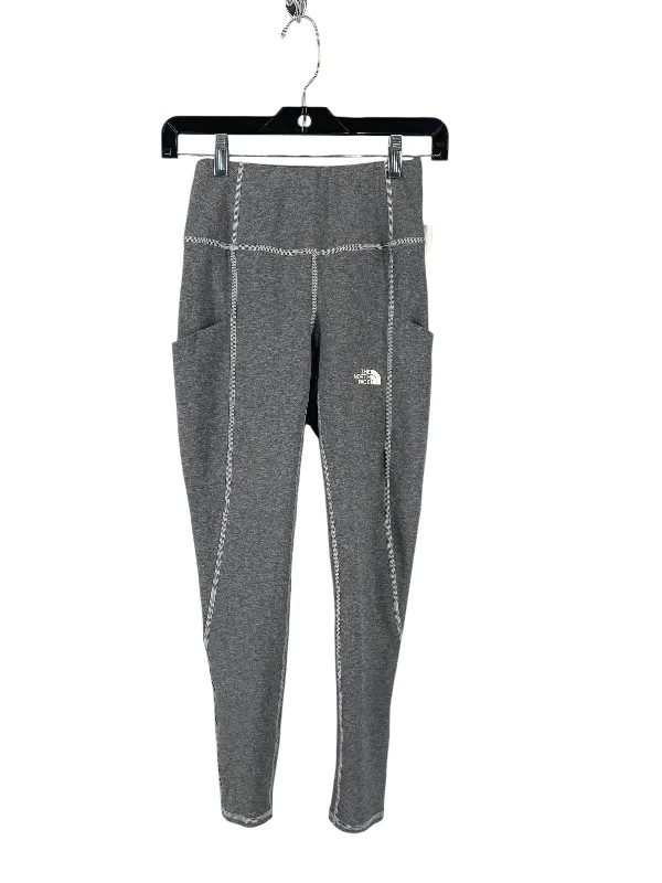 Athletic Leggings By The North Face In Grey, Size: S