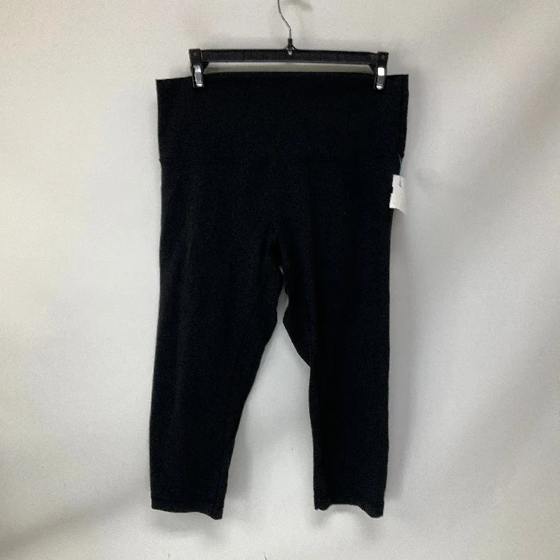 Athletic Leggings Capris By Lululemon In Black, Size: 10