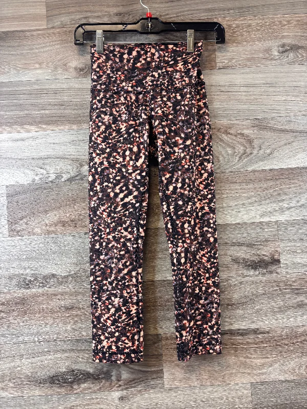 Athletic Leggings Capris By Lululemon In Brown, Size: Xs