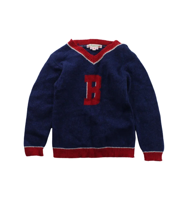 Bonpoint Knit Sweater 3T