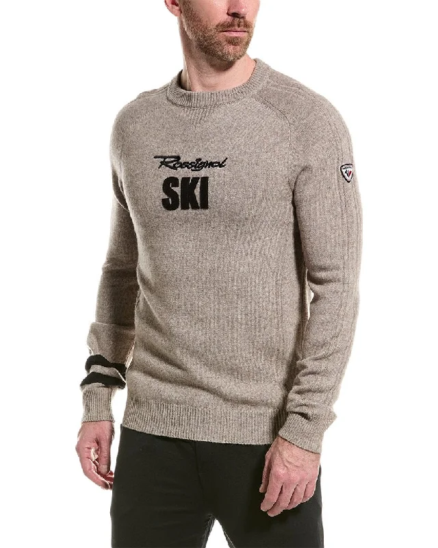 Rossignol Signature Knit Wool & Cashmere-Blend Crewneck Sweater