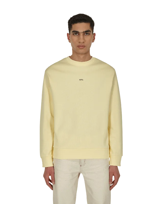 Steve Crewneck Sweatshirt Yellow