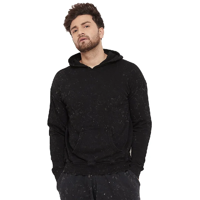 Acid Drop Shoulder Hooded Sweatshirt