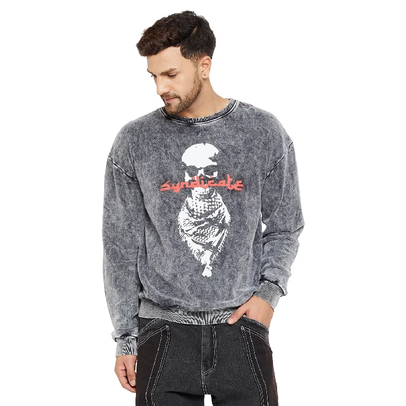 Acid Syndicate Graphic Oversized Sweatshirt