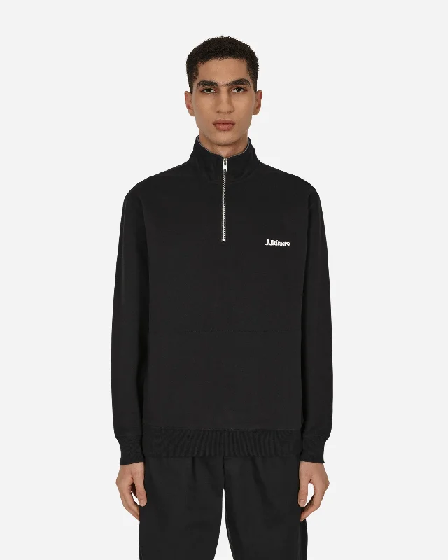 Broadway Quarter Zip Sweatshirt Black