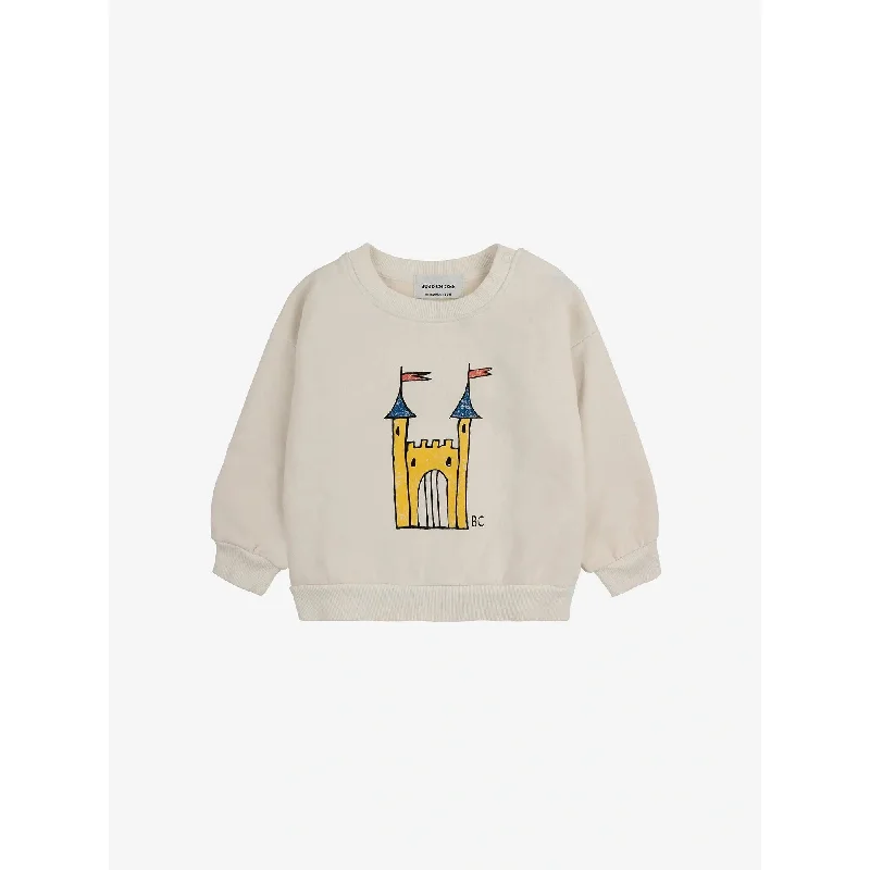 Bobo Choses Baby Faraway Castle Sweatshirt - Offwhite